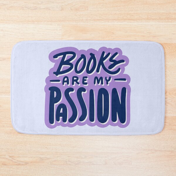 Item preview, books are my passion designed and sold by Neadoodles.