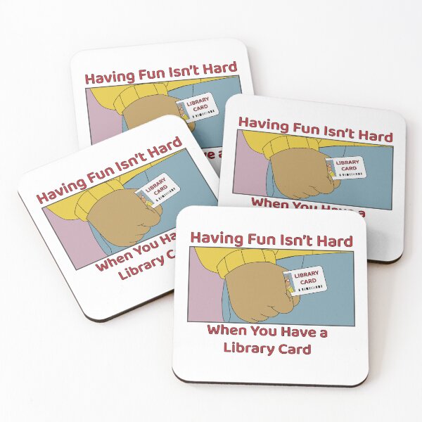 Item preview, Arthur Library Card designed and sold by HazeBeanDesigns.