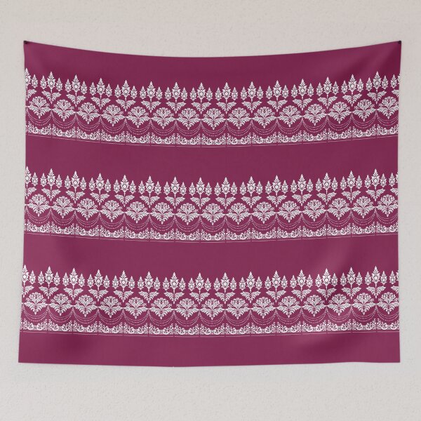 Item preview, Damask Border: Thai-Inspired Flourish designed and sold by DesignByNui.