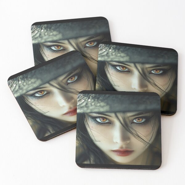 Item preview, Mystic Eyes Under Shadowed Hat designed and sold by SahulArtGallery.