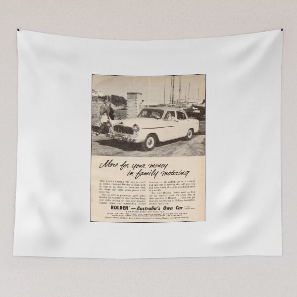 Item preview, 1957 FE Holden Classic Car Vintage Advertisement - Retro Australian Automotive Art designed and sold by taspaul.