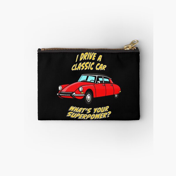Item preview, Classic Citroen DS19 Cartoon – I Drive a Classic Car Superpower Design designed and sold by Michael van der Hoorn.