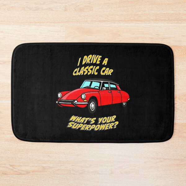 Item preview, Classic Citroen DS19 Cartoon – I Drive a Classic Car Superpower Design designed and sold by Michael van der Hoorn.