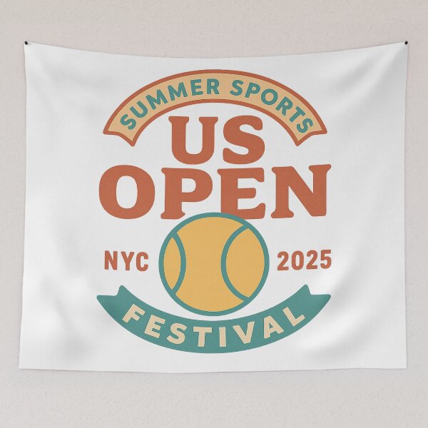 Item preview, Retro NYC Tennis Festival 2025 – Summer Sports Vintage Design designed and sold by Fantsy-world.