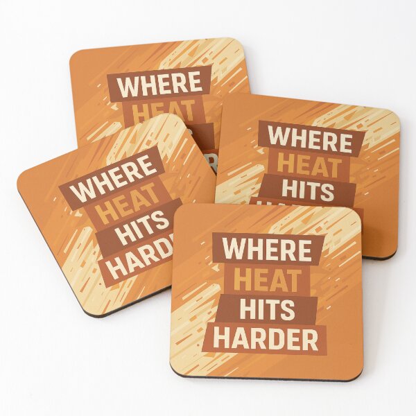 Item preview, College Poster: Where Heat Hits Harder designed and sold by VarsityVibes.