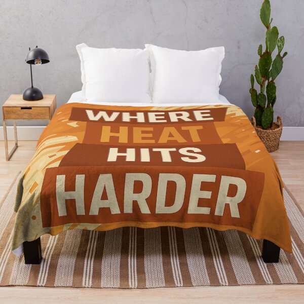 Item preview, College Poster: Where Heat Hits Harder designed and sold by VarsityVibes.