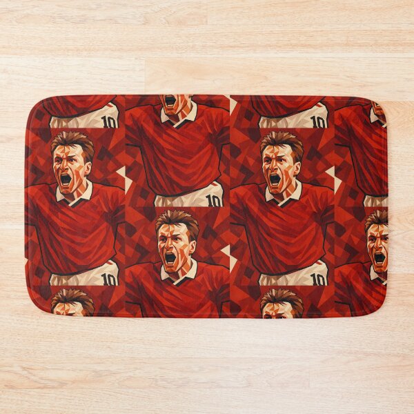 Item preview, Teddy Sheringham Football Legend Low Poly Vector Art designed and sold by kakarikihill.