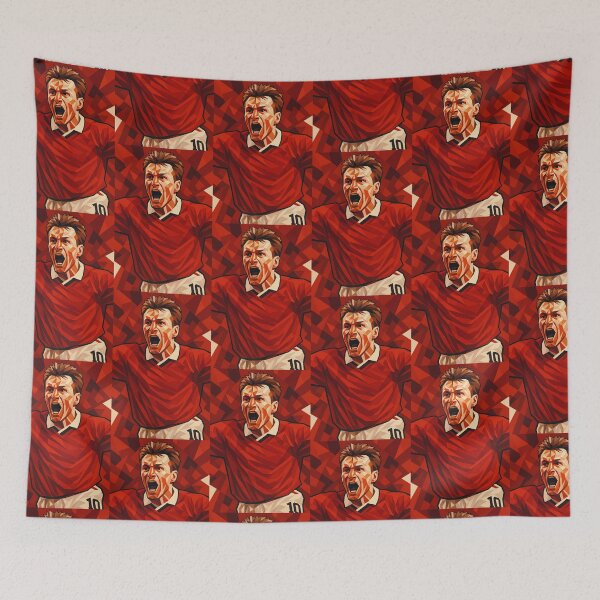 Item preview, Teddy Sheringham Football Legend Low Poly Vector Art designed and sold by kakarikihill.
