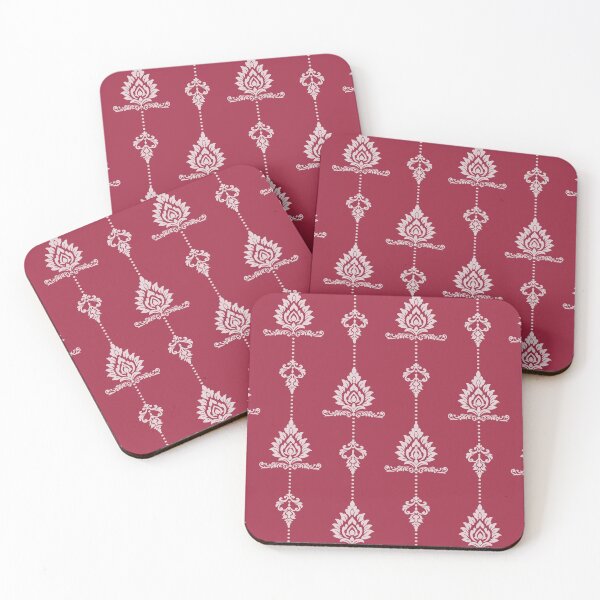 Item preview, Vertical Damask: Elegant Thai-Inspired Design designed and sold by DesignByNui.
