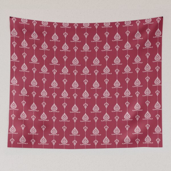 Item preview, Vertical Damask: Elegant Thai-Inspired Design designed and sold by DesignByNui.