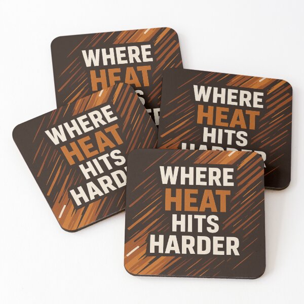 Item preview, College Poster: Where Heat Hits Harder designed and sold by VarsityVibes.