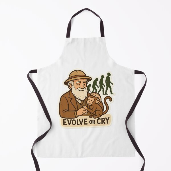 Item preview, Evolve or Cry – Funny Darwin Evolution Design designed and sold by Cheerioza.