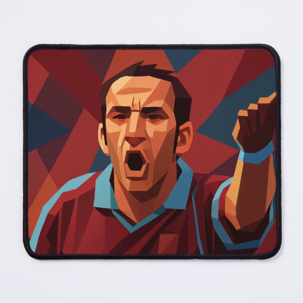 Item preview, Paolo Di Canio Football Legend Low Poly Vector Art designed and sold by kakarikihill.