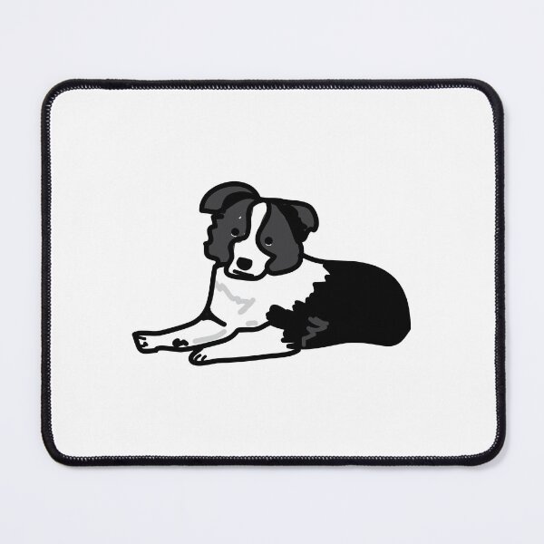 Item preview, Border collie cute black and white designed and sold by fluffyfamcraft.