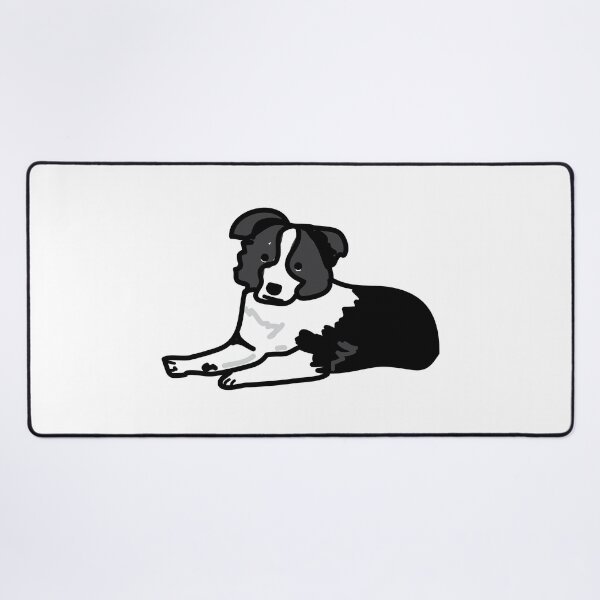 Item preview, Border collie cute black and white designed and sold by fluffyfamcraft.