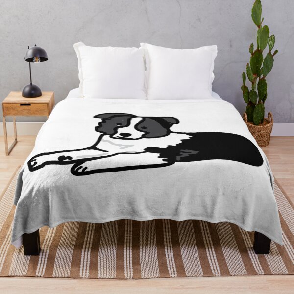 Item preview, Border collie cute black and white designed and sold by fluffyfamcraft.