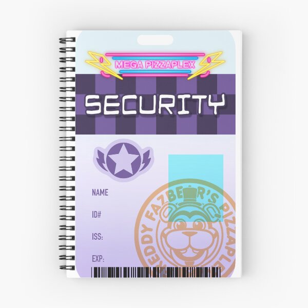 Item preview, Mega Pizzaplex Security Badge designed and sold by MegumiBara.