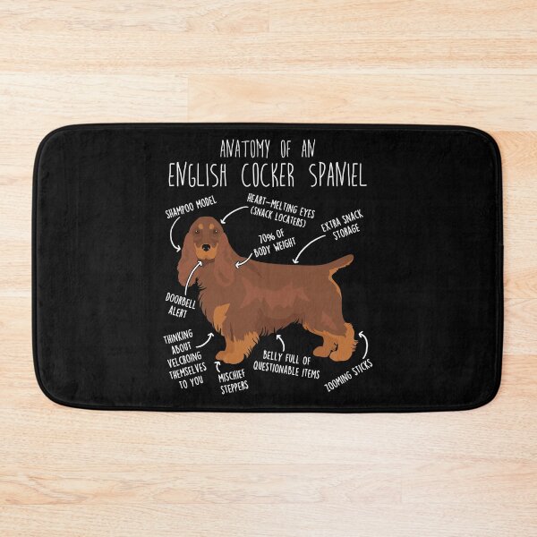 Item preview, Liver and Tan English Cocker Spaniel Dog Anatomy designed and sold by Clara Hollins.