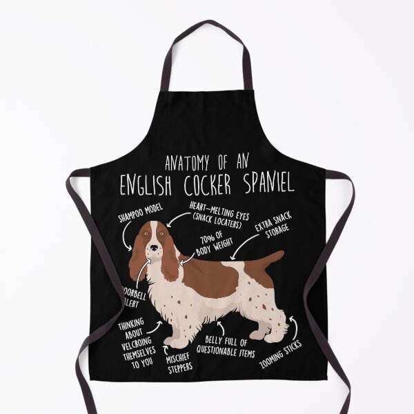 Item preview, Liver and White English Cocker Spaniel Dog Anatomy designed and sold by Clara Hollins.