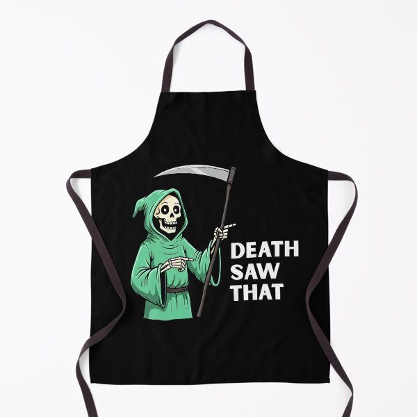 Item preview, The Grim Reaper Saw Him – Skull Meme designed and sold by TheSkullRoom.