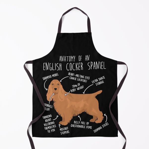 Item preview, Red English Cocker Spaniel Dog Anatomy designed and sold by Clara Hollins.