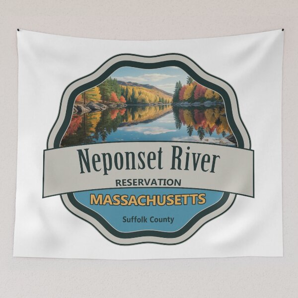Item preview, Neponset River Reservation, Suffolk County, Massachusetts designed and sold by Wanderful-roads.