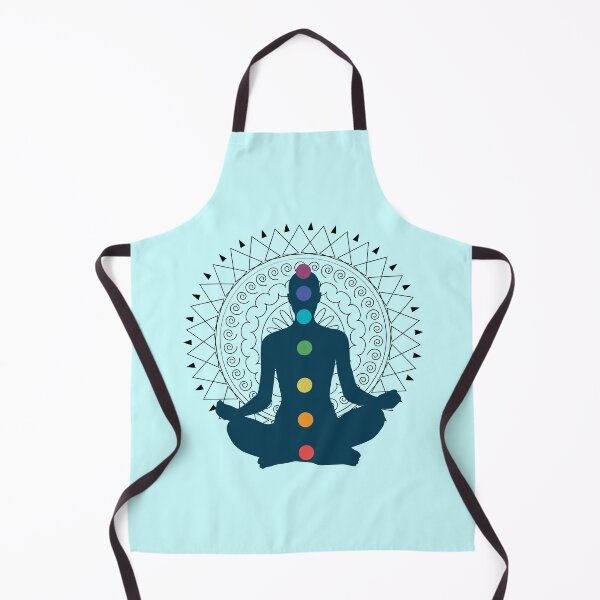 Item preview, Yoga 7 Chakras - Meditation & Mindfulness minimalistic art designed and sold by Patternrealm.