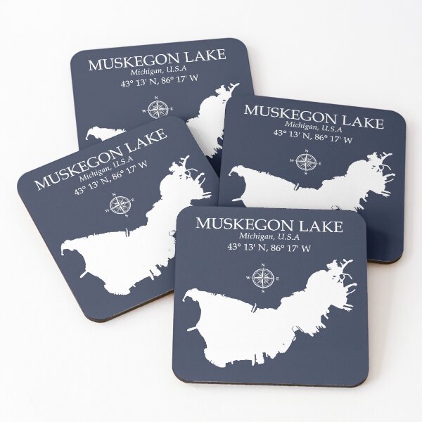 Item preview, Muskegon Lake Michigan Lover - Pure Michigan Lake Life designed and sold by Chilly Lizard.