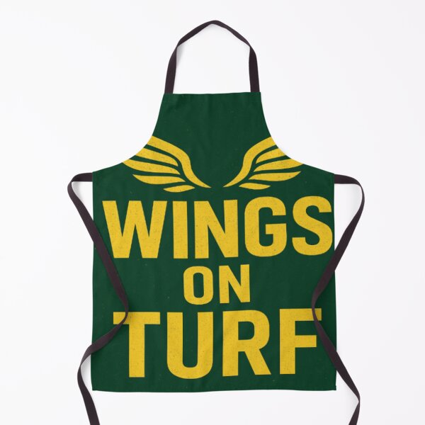 Item preview, College Poster: Wings on Turf designed and sold by VarsityVibes.