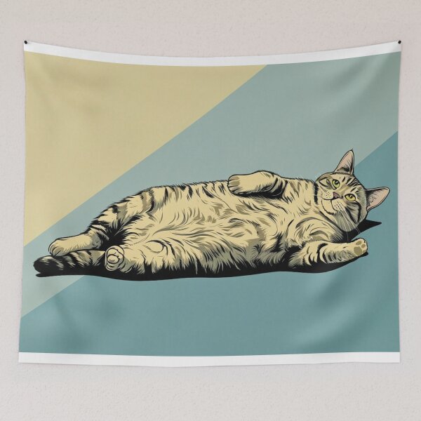 Item preview, Ultimate Chill Cat – Vintage Pop Vibes designed and sold by LEO'S CREATURE　れおずくりーちゃー.