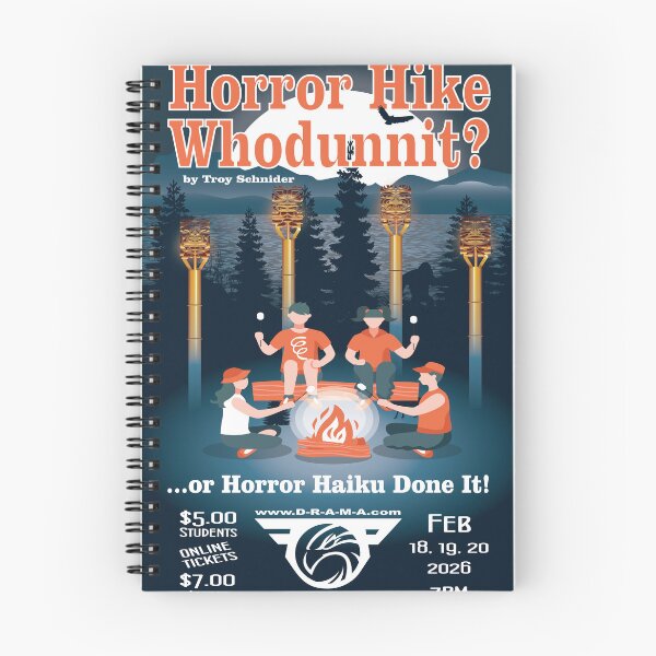 Item preview, Horror Hike Whodunnit? POSTER designed and sold by FalconPlayers.