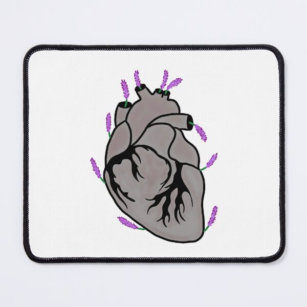 Item preview, Human heart and lavenders designed and sold by Bugbotherer30.