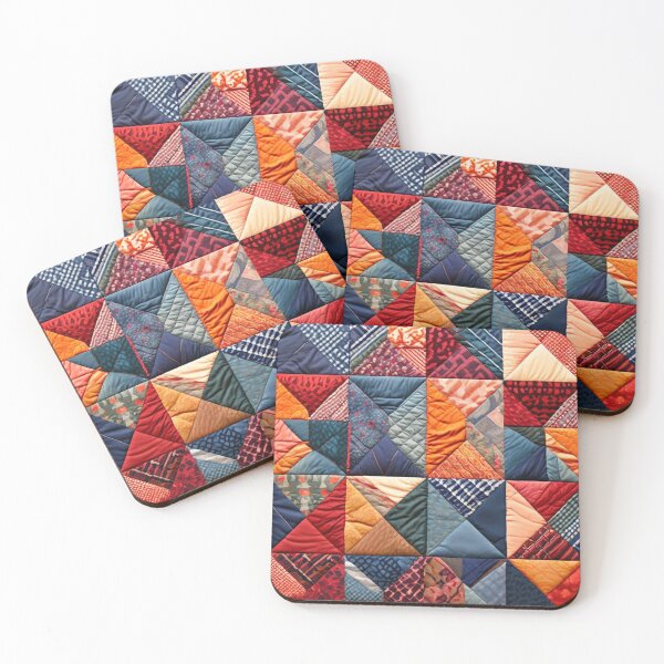 Item preview, Quilted Patchwork Pattern designed and sold by BirdsnStuff.