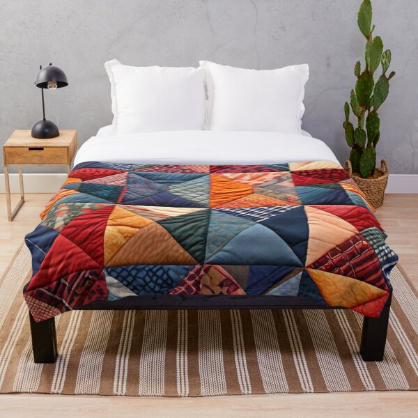 Item preview, Quilted Patchwork Pattern designed and sold by BirdsnStuff.