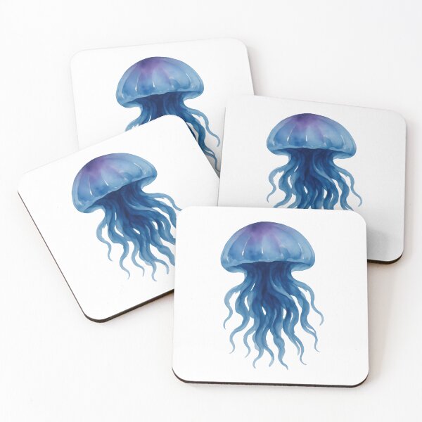 Item preview, Watercolor Jellyfish Collection Pack-Collection Jellyfish Pack-Jellyfish Pack-Jellyfish bundle designed and sold by Fine-Spot.