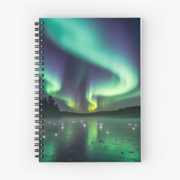 Artikelvorschau, Aurora Borealis – Nordlichter-Wildniskunst entworfen und verkauft von Cullinan Art.