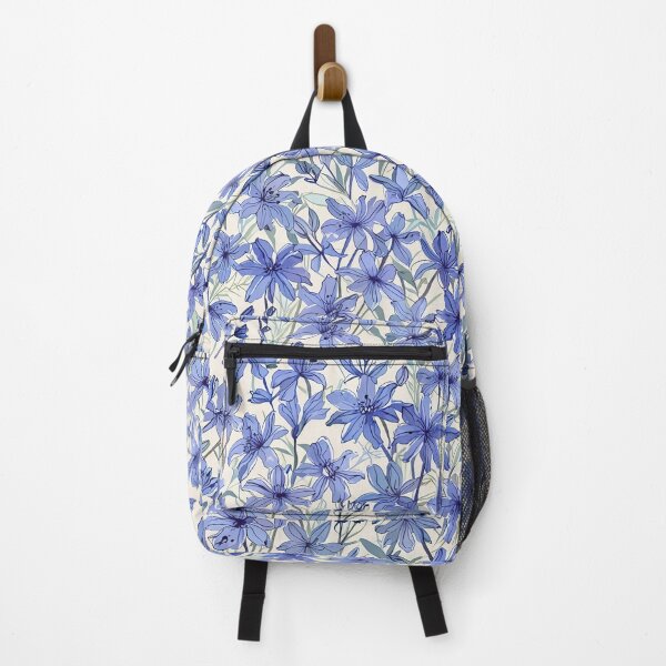 Item preview, Blue Flowers Patterns designed and sold by CoolPixels.