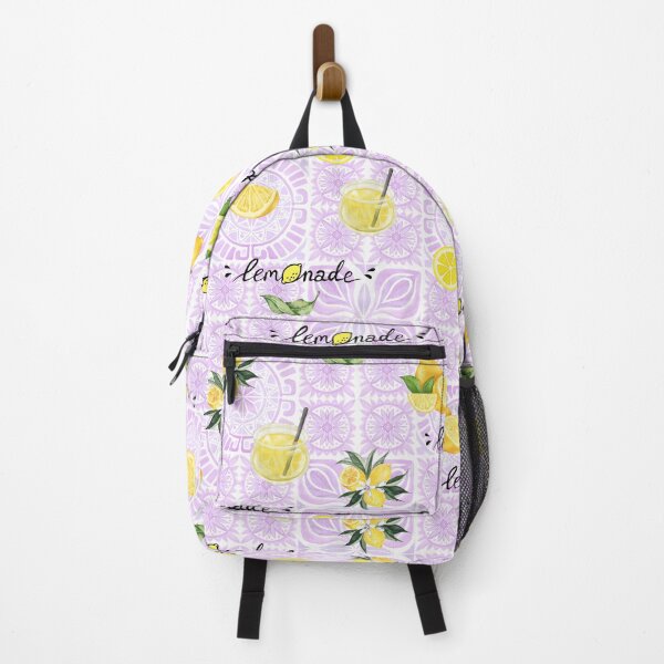 Item preview, Lemons Pattern on a Purple Tile Design designed and sold by AlinaSCorner.