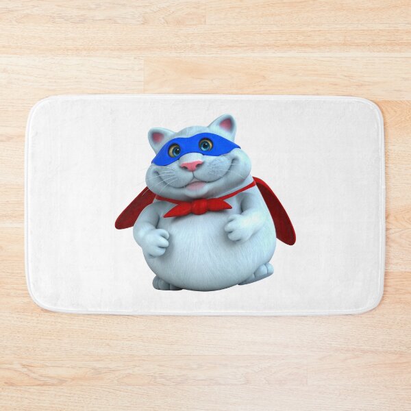 Item preview, 3D Superhero Cat with Cape – Cute Hero Kitty Cartoon Design designed and sold by PrintCreations9.