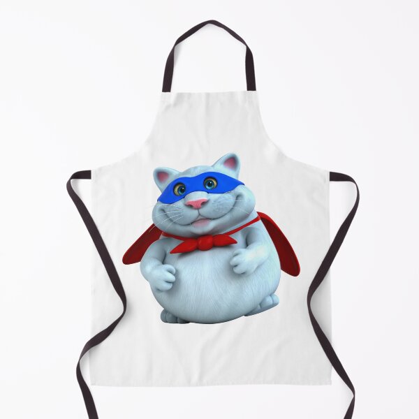 Item preview, 3D Superhero Cat with Cape – Cute Hero Kitty Cartoon Design designed and sold by PrintCreations9.