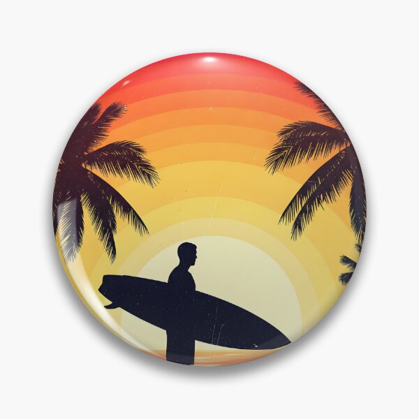 Artikelvorschau, Vintage Surfing – Endless Summer Retro Art entworfen und verkauft von Cullinan Art.
