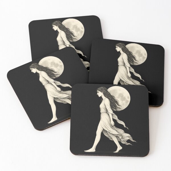 Item preview, She Carries the Moon – A Walk Through Silence designed and sold by ArcadiaSilence.