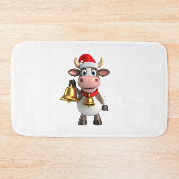 Item preview, 3D Cute Cow with Bell – Friendly Cartoon Farm Animal Design designed and sold by PrintCreations9.