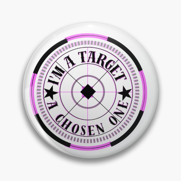 Item preview, ? "I'm a Target, Because I'm a Chosen One" | Bold Anti-System Glitch Core Design designed and sold by Rebel Fusion.