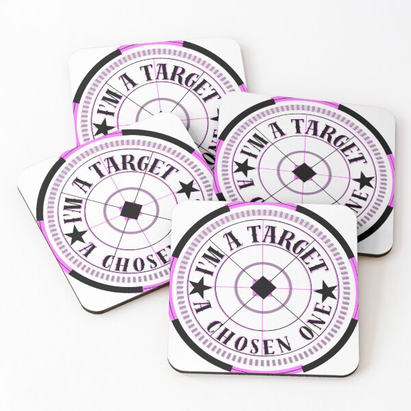 Item preview, ? "I'm a Target, Because I'm a Chosen One" | Bold Anti-System Glitch Core Design designed and sold by Rebel Fusion.