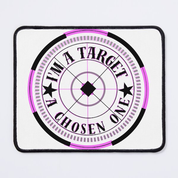 Item preview, ? "I'm a Target, Because I'm a Chosen One" | Bold Anti-System Glitch Core Design designed and sold by Rebel Fusion.