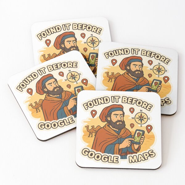 Item preview, Marco Polo – “Found It Before Google Maps” Funny Travel Design designed and sold by Cheerioza.
