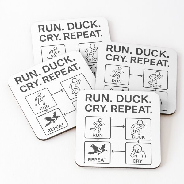 Item preview, Magpie Swooping Season Survival Design designed and sold by CottonandQuill.