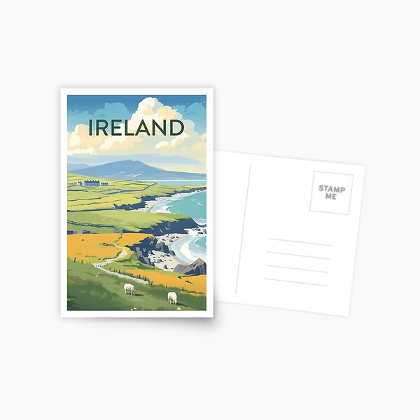 Item preview, IRELAND TRAVEL ART designed and sold by MarkedArtPrints.