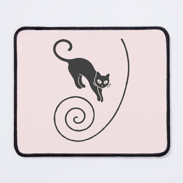 Item preview, Spiral Black Cat in Motion designed and sold by enly shop.